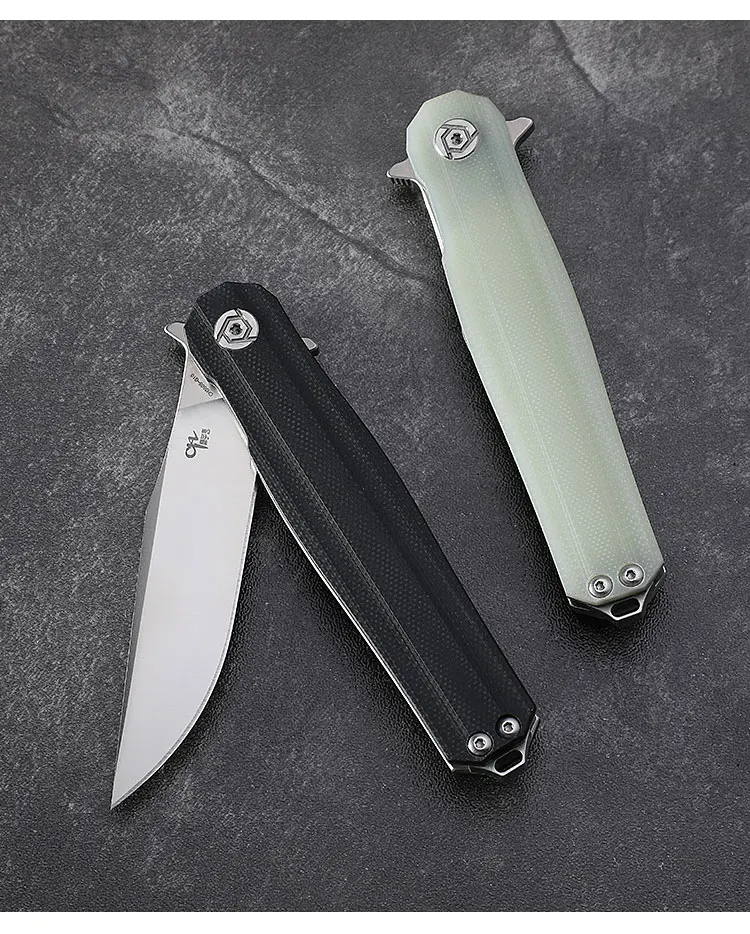 CH3505 G10 рукоятка карманный нож D2 стальное лезвие шарикоподшипник рулон складные столовые приборы для кемпинга Самозащита охотничий инструмент EDC