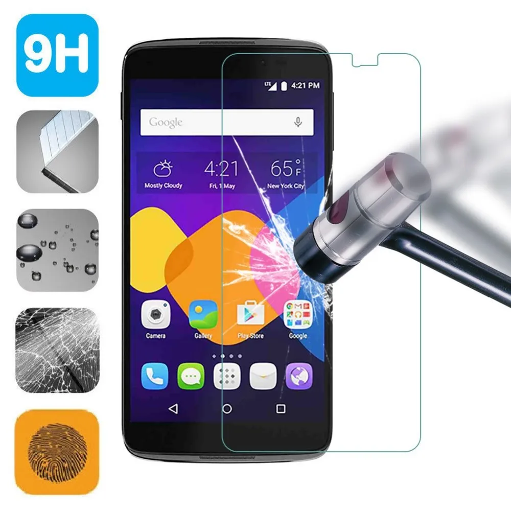 Закаленное стекло протектор экрана для Alcatel One Touch Pop 3 5 5025D pop4 Idol POP4 5051 Pixi 4 0 5010 Pixi3