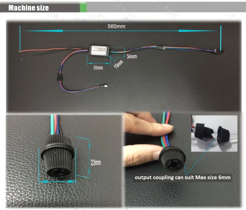 12v 1,5 w 3w разноцветный светодиодный светильник, источник двигателя, ИК-пульт дистанционного управления с 4 светодиодными лампочками, USB