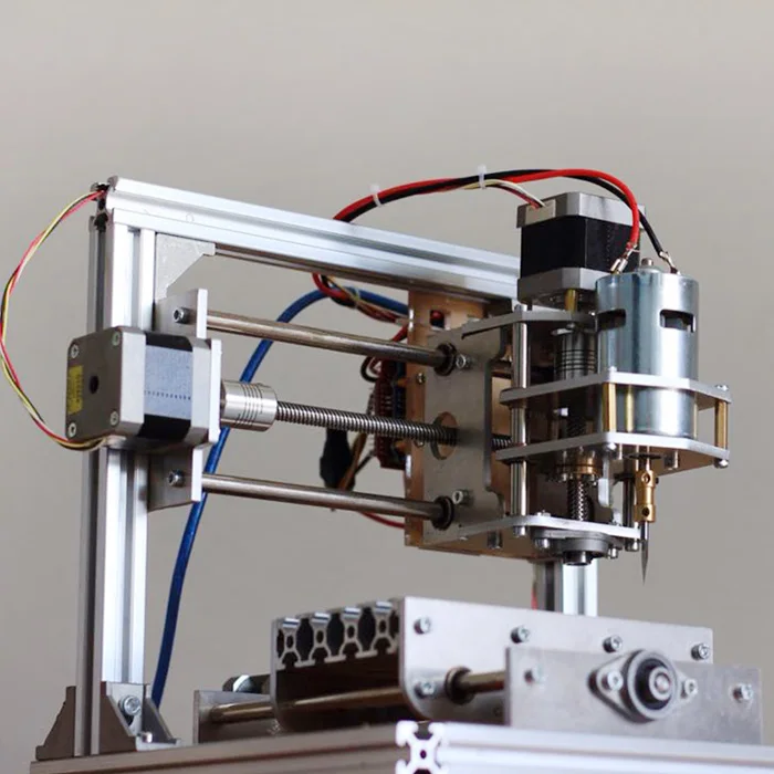 T8 DIY PCB CNC гравировальный станок 80 Вт с 42 шаговым двигателем 500-600 мм/сек. скоростной