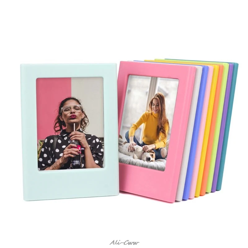 Магнитная фоторамка мини красочные DIY магнитная магнит на холодильник для