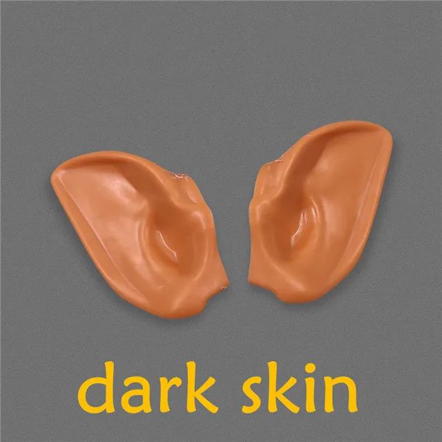 dark skin Blyth кукла ледяная игрушка уши игрушка белый натуральный загар темная и супер черная кожа, только уши без куклы - Цвет: dark skin