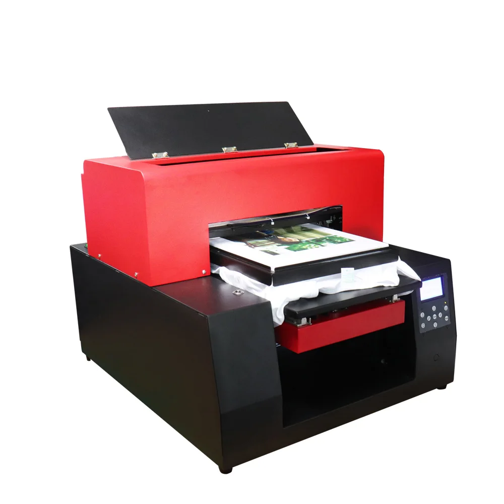 Printer Автоматический A3 принтер для печати на футболках A3 аппарат плоскостной печати печать на футболке DTG планшетный Pinter для одежды с текстильными чернилами - Цвет: Printer
