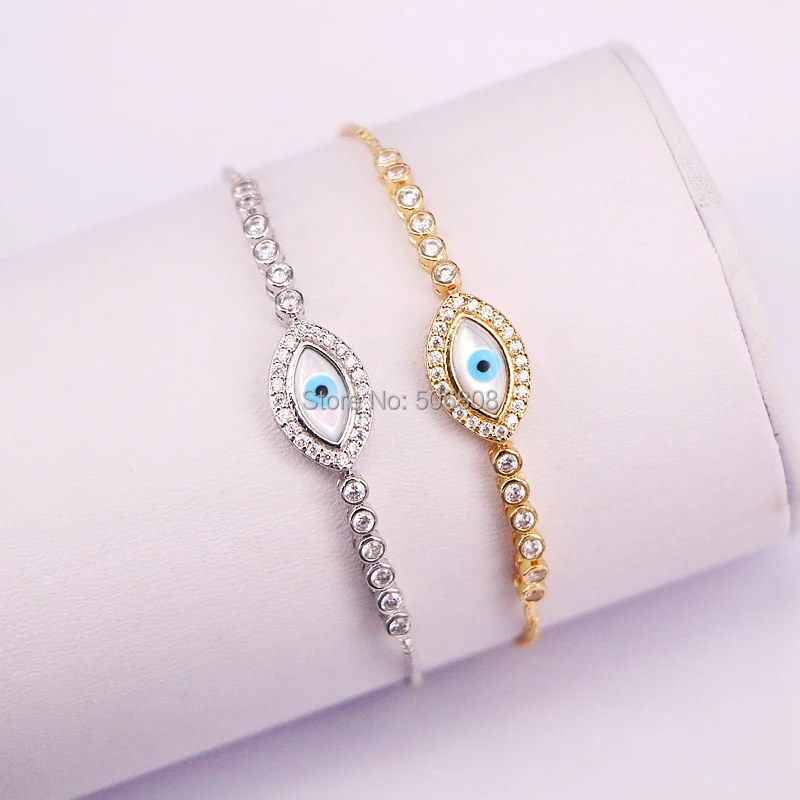 10 шт. оптовая продажа Новое поступление инкрустированный фианитами турецкий