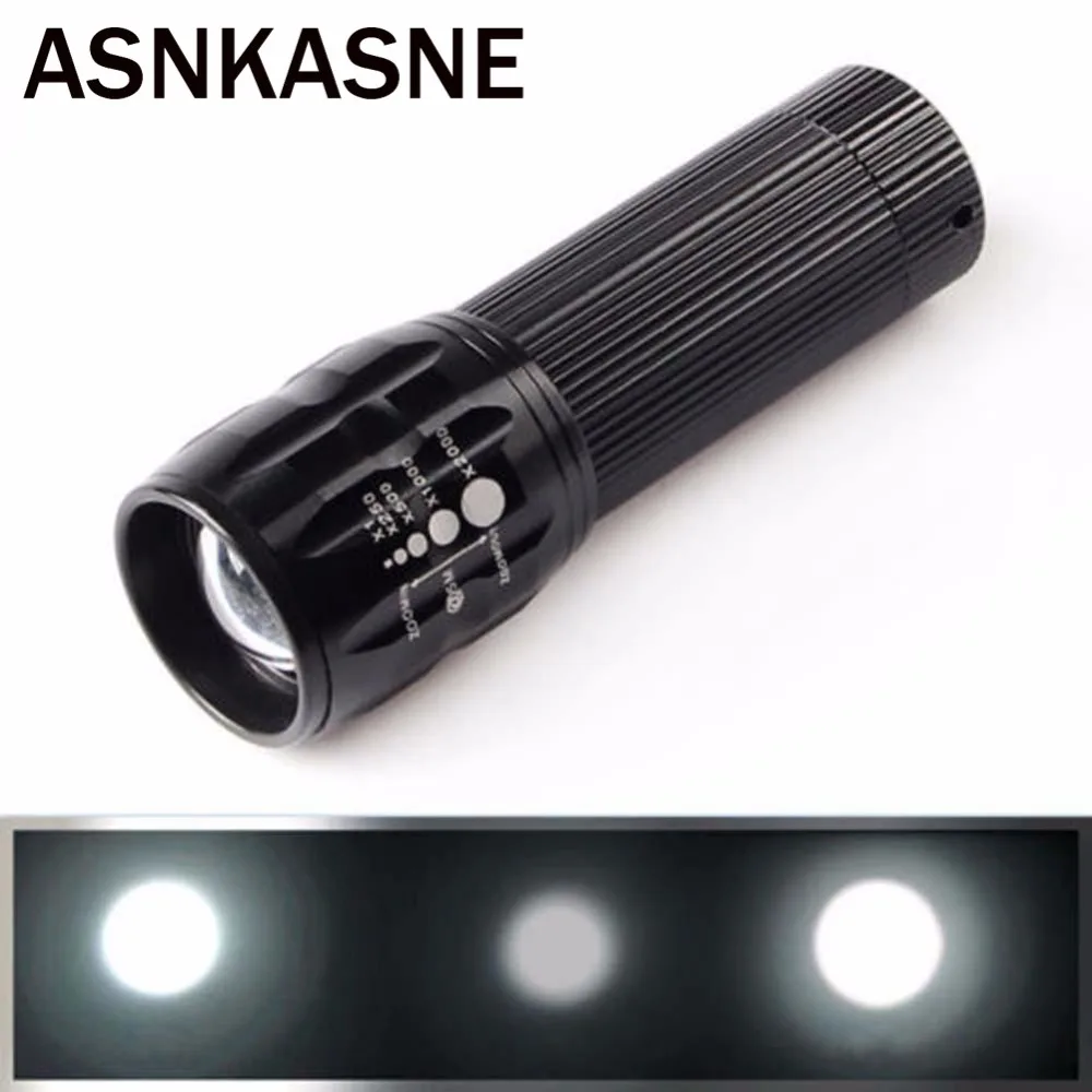 High Quality CREE XM-L Q5 LED Flashlight Led Linternas Torch 2000 Lumen Zoomable Lamp Mini Light Bike | Лампы и освещение