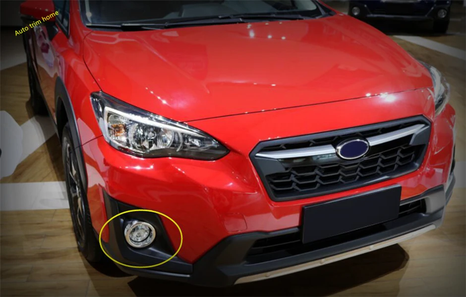 Передние противотуманные фары lapetus защита лампы Накладка 2 шт. подходит для Subaru XV Crosstrek ABS хром авто аксессуары