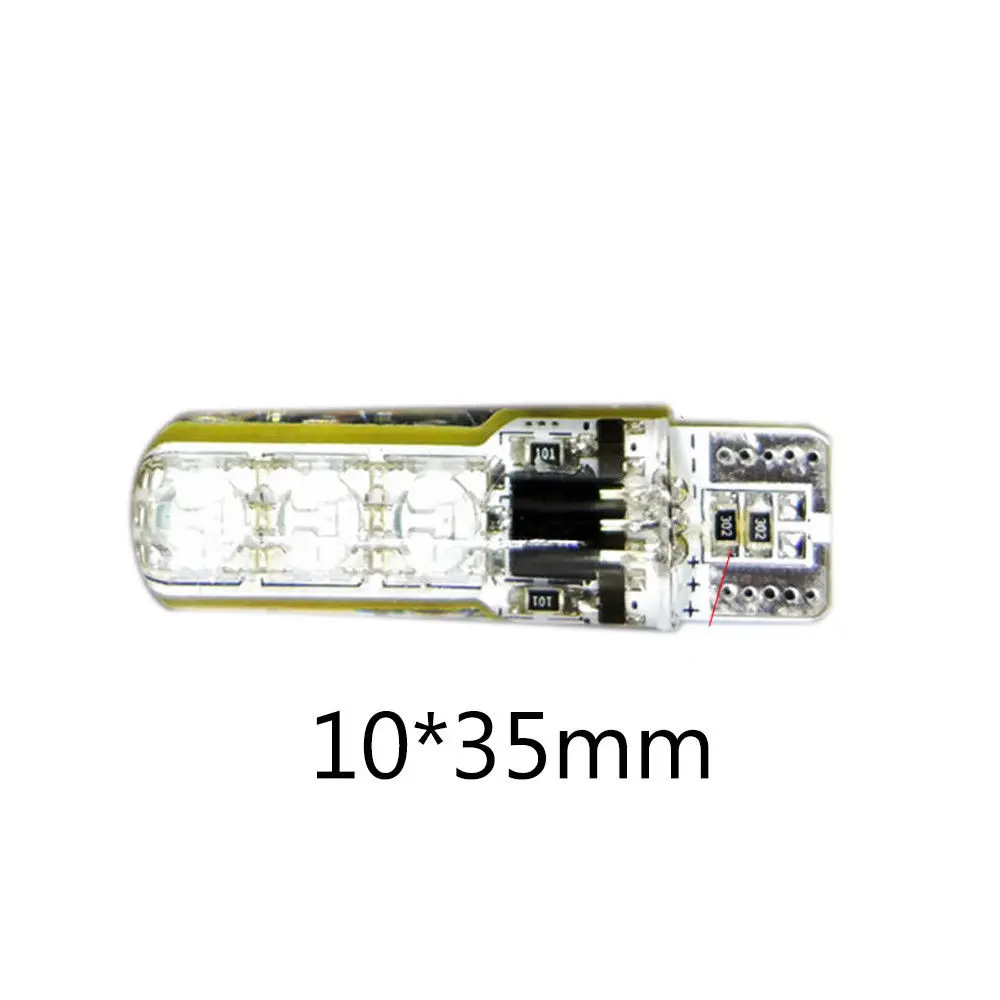 2 шт. LED T10 пульт дистанционного управления W5W 501 RGB Изменение цвета автомобиля