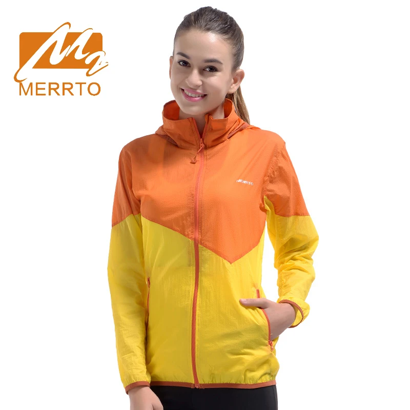 Merrto outdoor Women's ultra-light Sports Skin Jackets Waterproof Windproof Sun-Protective Outwear Anti-UV Thin section coat | Спорт и