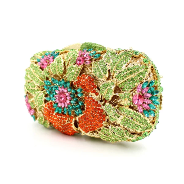 Женская новая модная Роскошная вечерняя сумочка для выпускного вечера зеленые