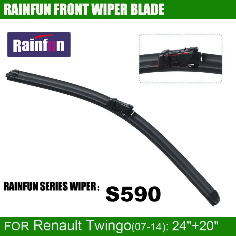 Щетка стеклоочистителя RAINFUN S590 24 + 20 дюймов для Renault Megane (07 14) Специальный