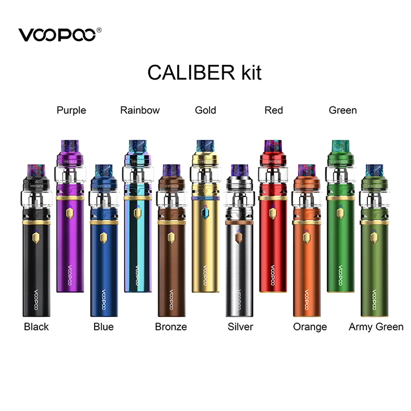 Оригинальный Voopoo Калибр 110 Вт стартовый комплект с UFORCE Sub Ом танк 5 мл встроенный