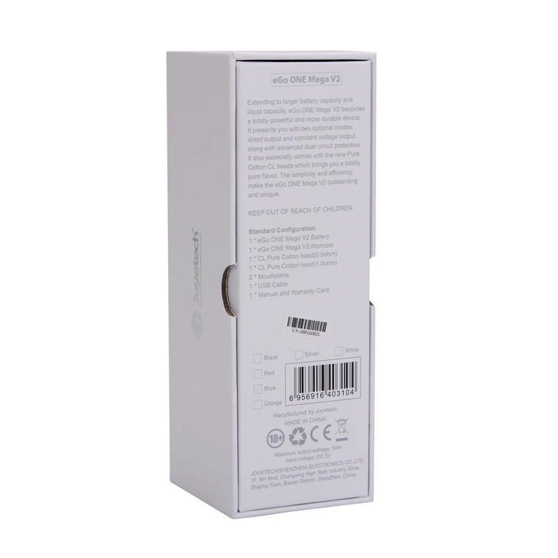 Оригинал Joyetech eGo ONE Mega V2 стартовый набор 4 мл атомайзер бак и 2300 мАч электронная