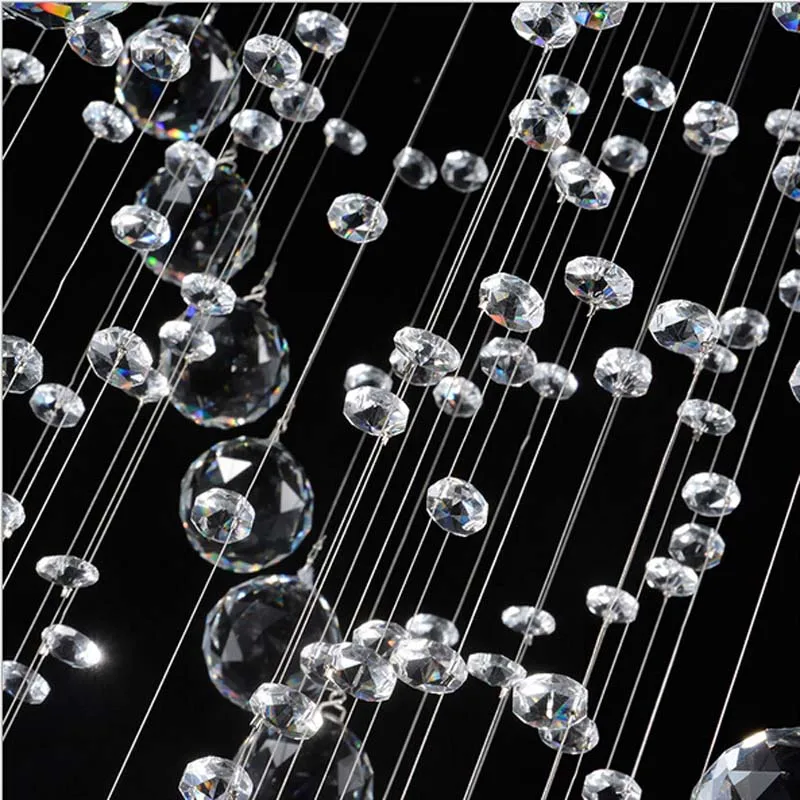 Современная светодиодная хрустальная люстра Z подвесной светильник для