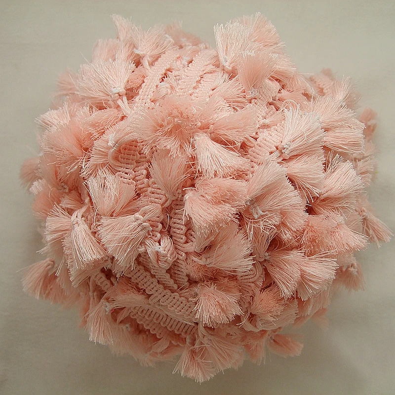 3 ярдов/партия винтажный 100% хлопок с узлом и бахромой лимонад милыми кисточками 1