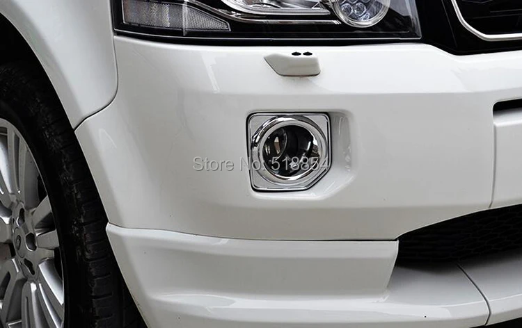 Аксессуары подходят для 2012- LAND ROVER FREELANDER 2 LR2 туман светильник хромированная накладка вставки декоративный светильник крышкой 2 шт./компл