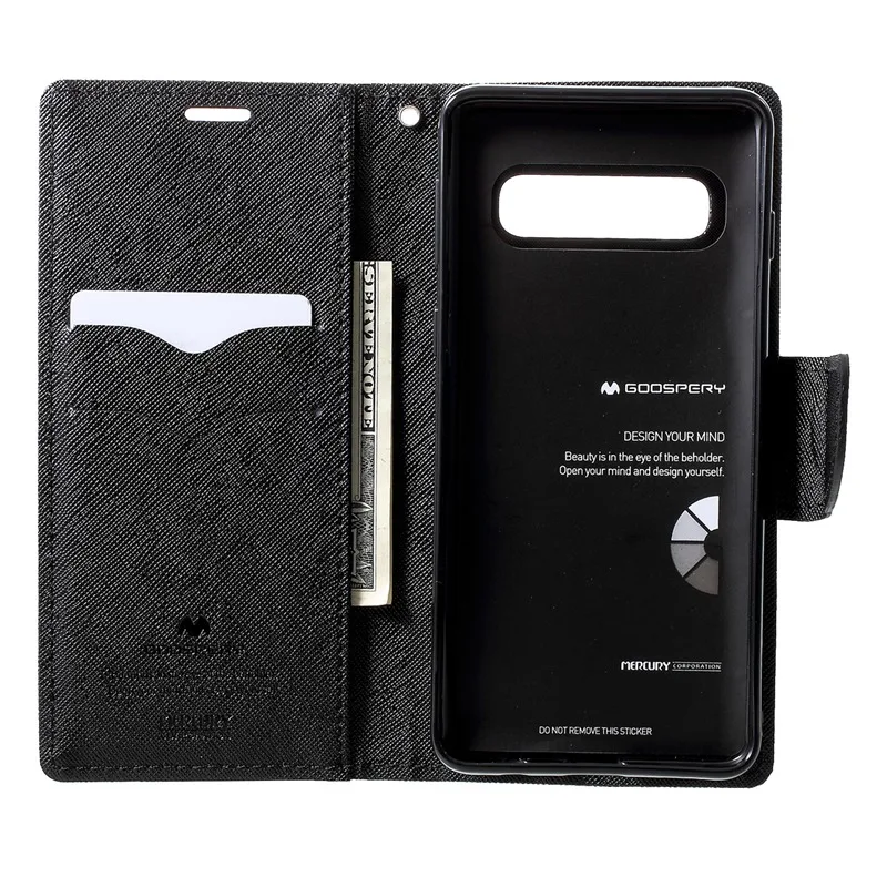 Чехол GOOSPERY для Samsung Galaxy S10 Plus Модный чехол подставка из искусственной кожи
