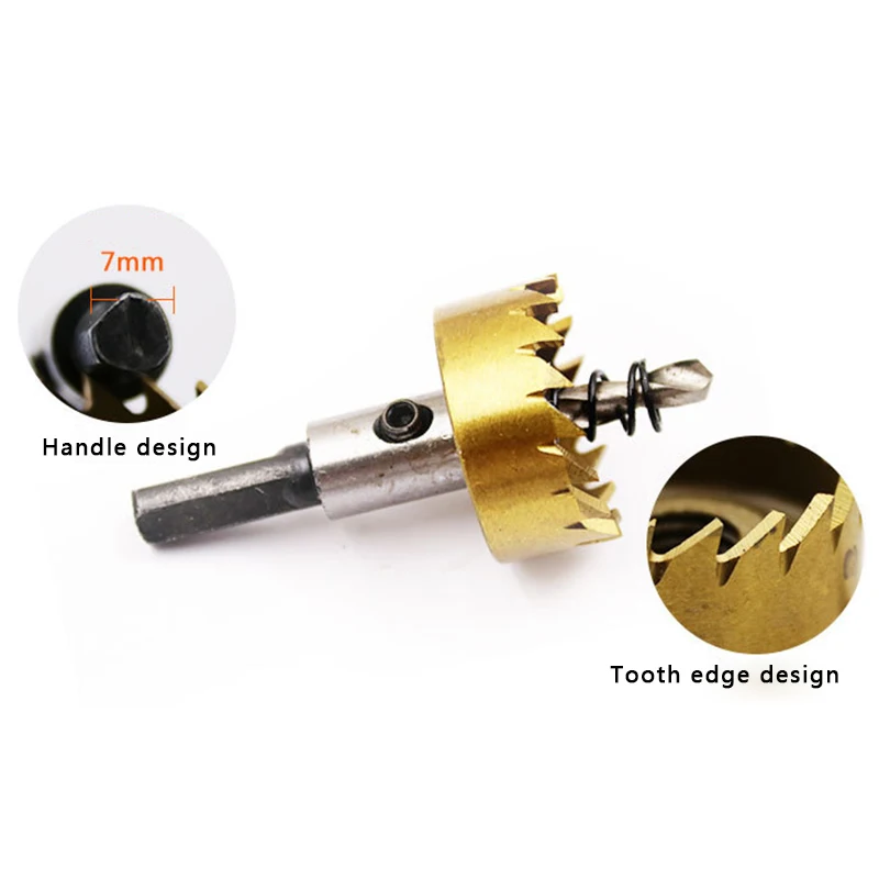 

5pcs High Speed Steel Hole Drill Bit Aluminum Hole Opener Metal Sheet Reamer 16-30mm