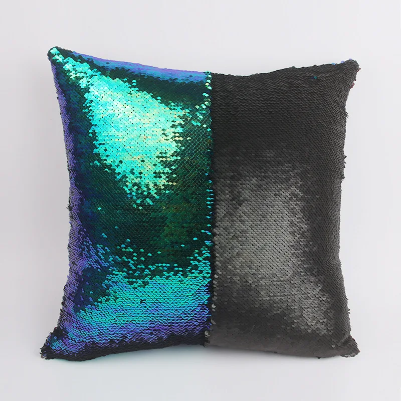 Чехол для дивана в двух цветах|sequin cushion|suede pillowcushion sequin |