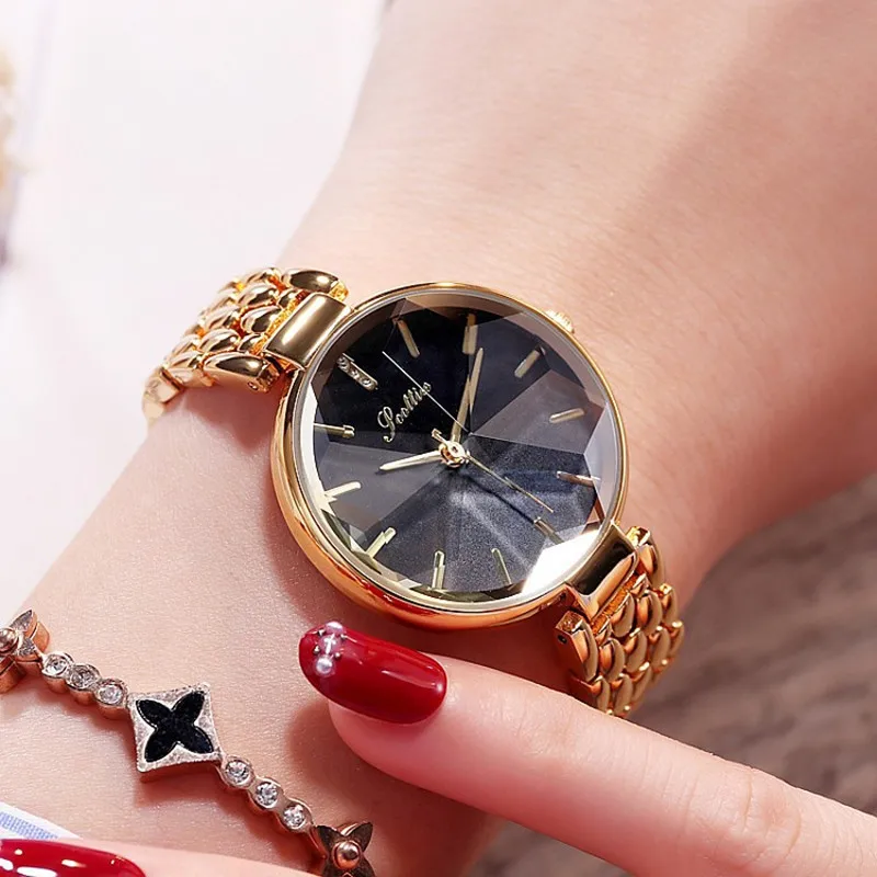 Luxury Purple Diamond Dial Women Watches Ladies Elegant Casual Quartz Watch Woman Dress Watches Clock Women relojes para mujer enlarge