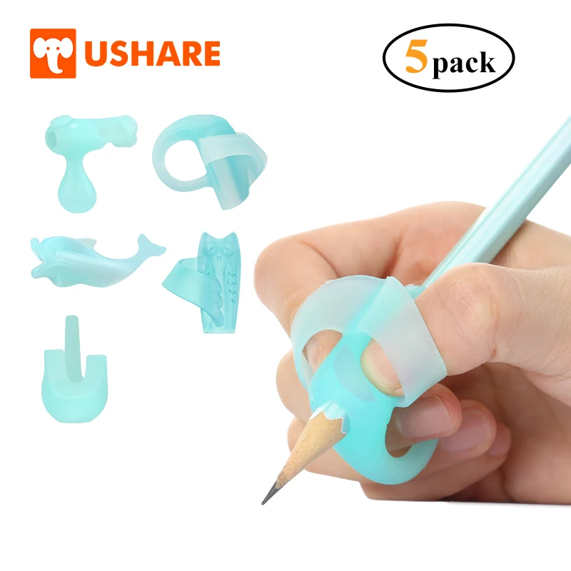 USHARE 5 шт. карандаши для детей почерк захват помощи в письме карандаш держатель