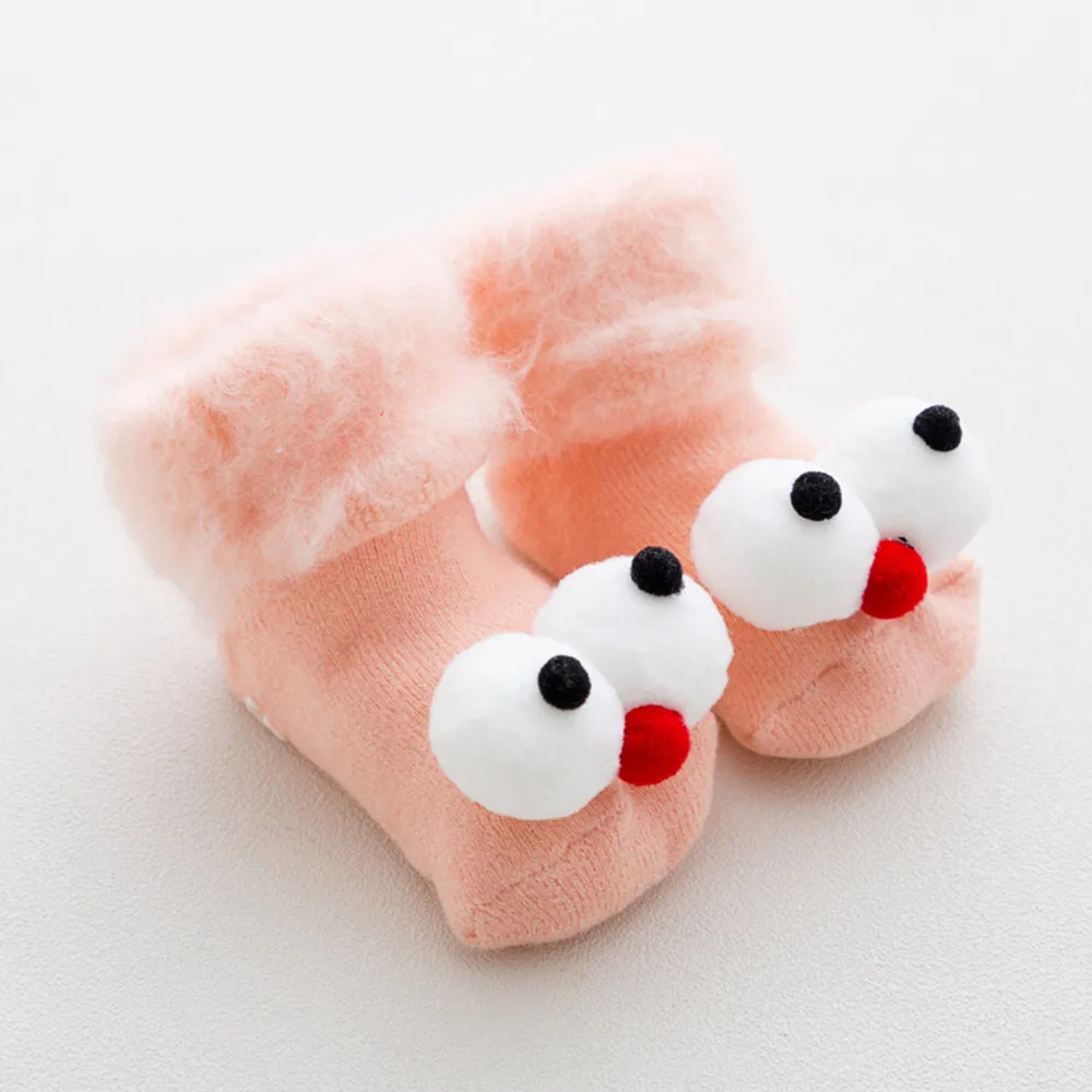 2018 new clothing Cartoon Fluffy Long Eyes Newborn Baby Girls Boys Anti-Slip Socks Slipper Shoes Boots kids clothes sports #WS | Детская