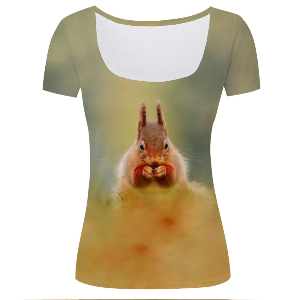 Милые дамы совок-образным вырезом новое поступление женщин футболки девушки