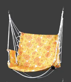 yellowWithoutpillow Индивидуальное креативное подвесное кресло для колледжа стул для общежития в помещении бытовой гамак для взрослых Колыбель детские качели Q363 - Цвет: yellowWithoutpillow