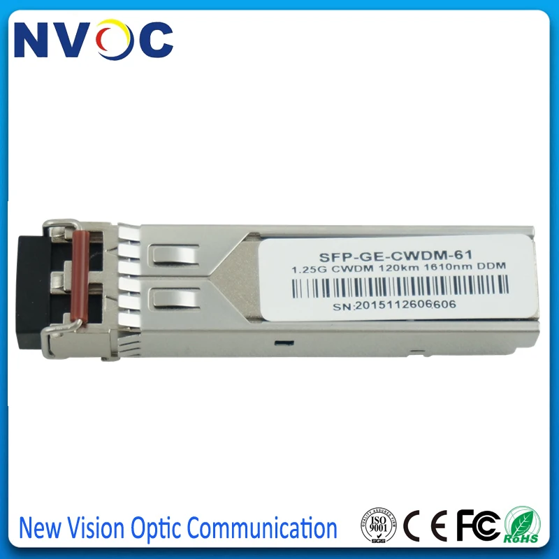 1 25G 120KM 1470nm-1610nm двойное волокно 4 длины волны LC CWDM SFP модуль приемопередатчика для