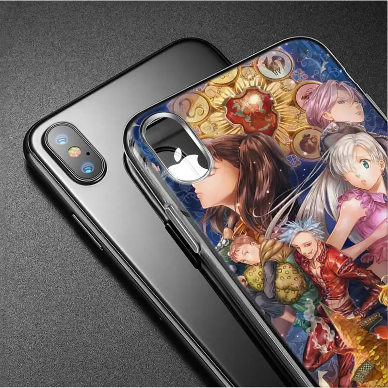 Прозрачный чехол Nanatsu no Taizai Seven Deadly Sin для Apple iPhone 11 Pro Max 7 8 Plus 6 6s Plus 5 5S X XR XS TPU мягкий чехол s Coque