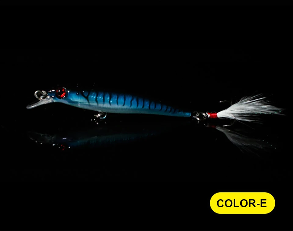 WALK FISH 1 шт. 9 см/8 г блесна рыболовные приманки Лазерные рыболовные воблеры кренкбейт с VMC крючками морской бас/Щука/форель искусственная приманка