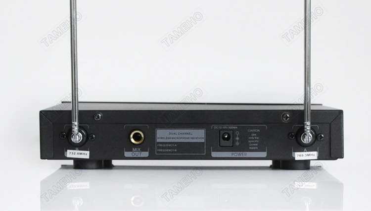 Профессиональный беспроводной микрофон ktv karaoke VHF высокое качество двухканальный