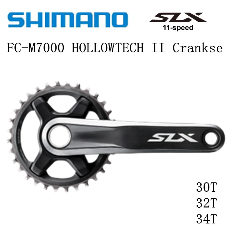 SHIMANO DEORE SLX FC M7000 HOLLOWTECH II шатун M7000 1x11-скорость 30T 32T 34T 170 мм 175 мм
