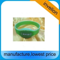 uhf epc gen2 class 1 tag rfid silicone wristbands