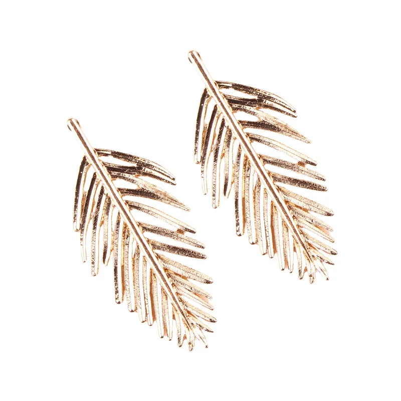 New Design Fashion Dangle Earrings Big Hollow Leaves Shaped Drop for Women Hot Sale Wedding Statement Jewelry Wholesale | Украшения и
