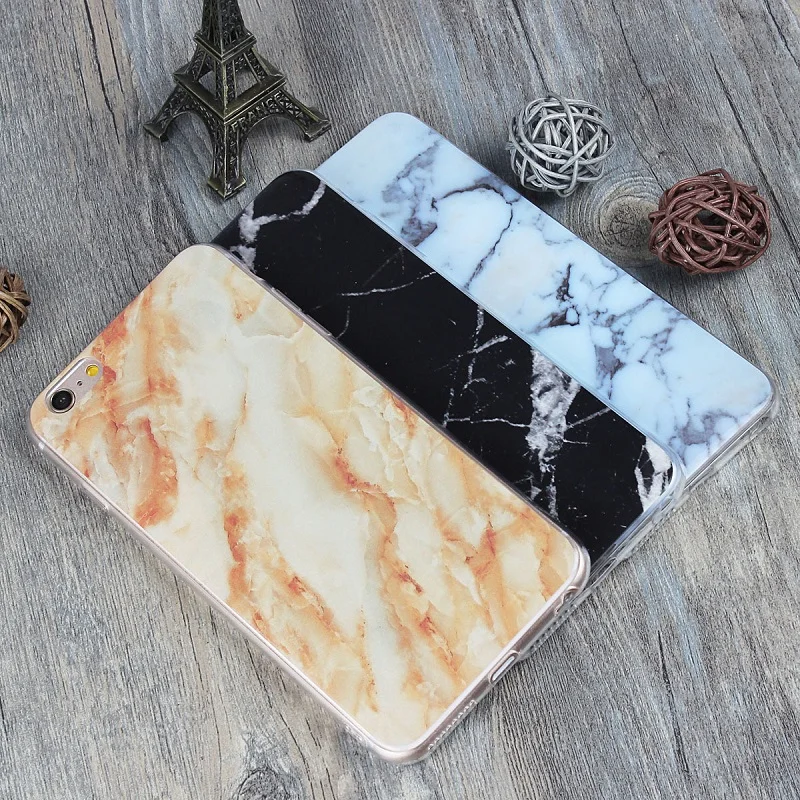 Роскошные Мрамор телефон чехлы для Apple iphone8 30 шт. Мягкие TPU backcover iphone7 7 Plus 6splus случае