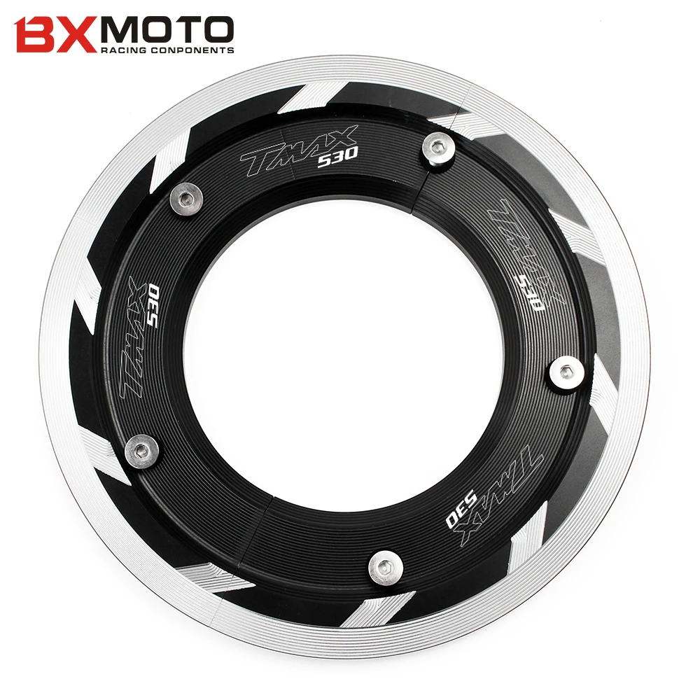 

For Yamaha tmax 530 T MAX 530 TMAX530 T-MAX 530 sx dx 2017-2018 CNC Motorcycle Accessories Transmission Belt Pulley Cover