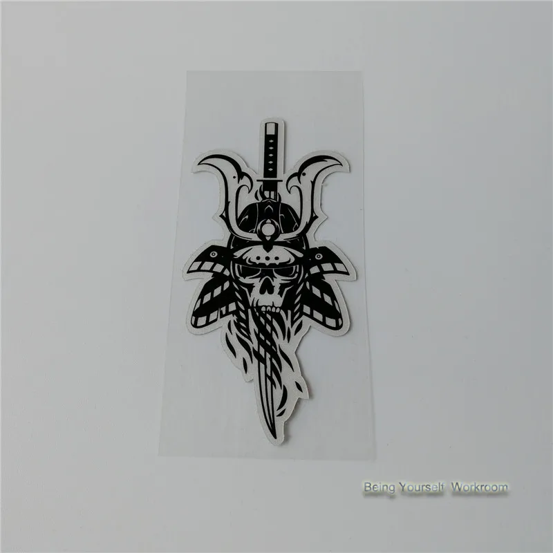 Стикеры в ретро стиле для ниндзя Светоотражающие стикеры с изображением воина и