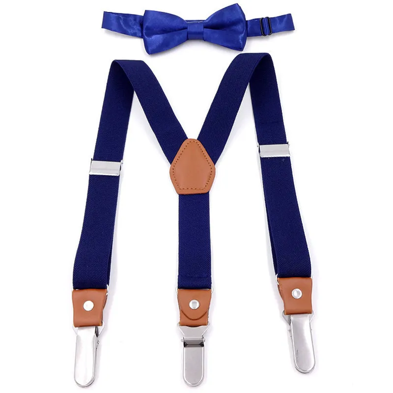 

European and American fashion stainless steel clip children 3 clip suspender belt suit FY18102002