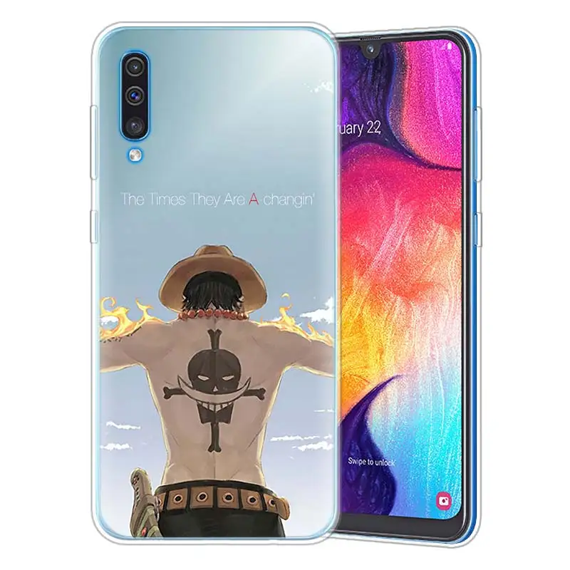 Цельный чехол с аниме для Samsung A50 A70 A51 A71 5G A20e A60 A40 A30 A20 A10 A7 A9 2018 силиконовые чехлы
