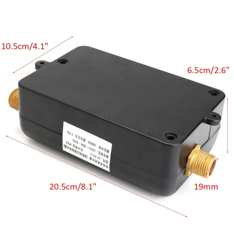 3.8KW мини Tankless мгновенный Электрический нагреватель горячей воды ЖК-дисплей температура дисплей кухня ванная комната воды душ системы