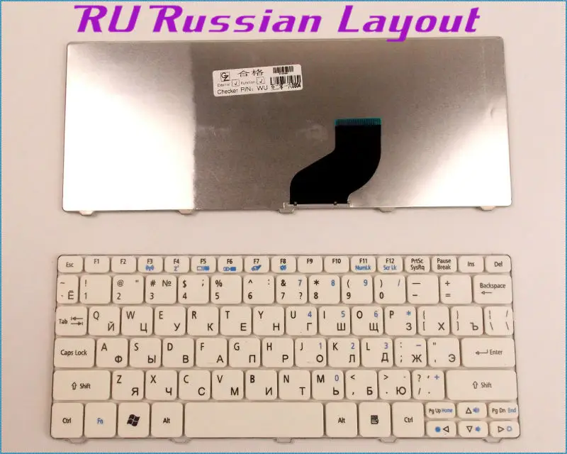 Русская клавиатура для ноутбука Acer Aspire One Happy happy2 новая белая|keyboard for acer|keyboard acer