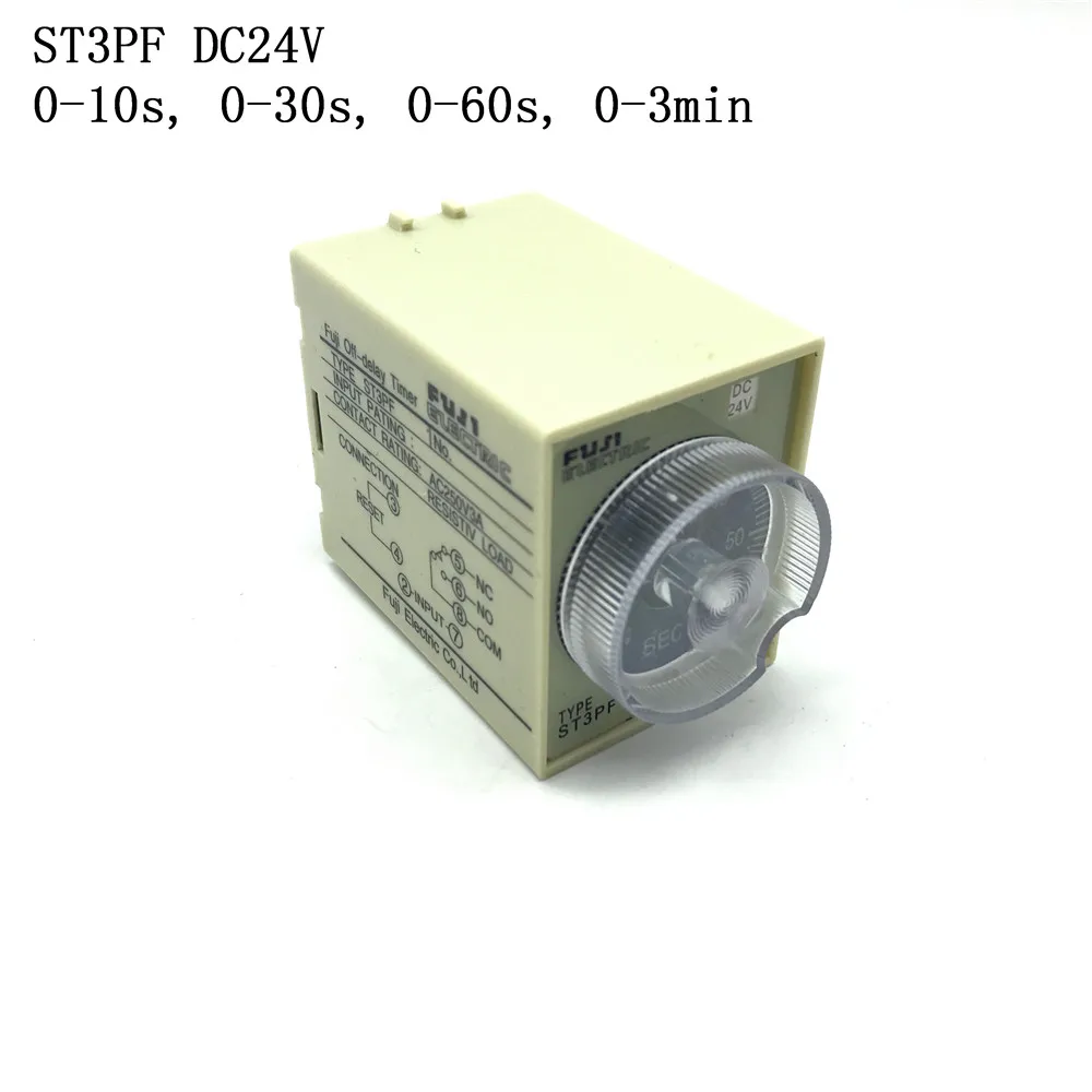 1 компл./лот ST3PF DC24V 10S/30S/60S/180S выключение питания Время работы фотосессия 24 в 8 Pin с