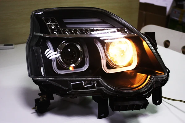 Для NISSAN X-TRAIL передние фары 2012 2013 год с дневными ходовыми огнями поворотные сигнальные парковочные огни