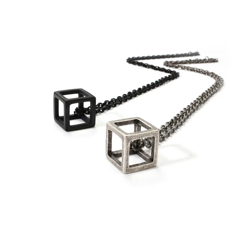 2017 винтажное серебряное ожерелье с длинной цепочкой из нержавеющей стали