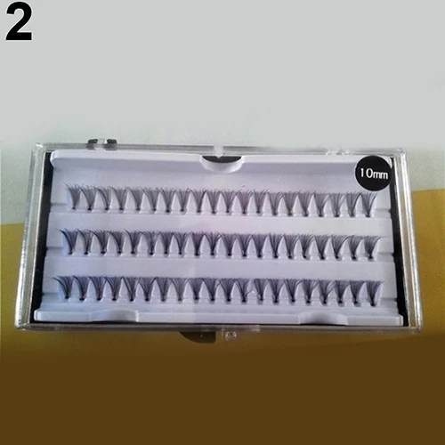 60 шт. Индивидуальные Накладные ресницы 8/10/12/14 м|eye lashes extension|lash extensioneyelash clusters |