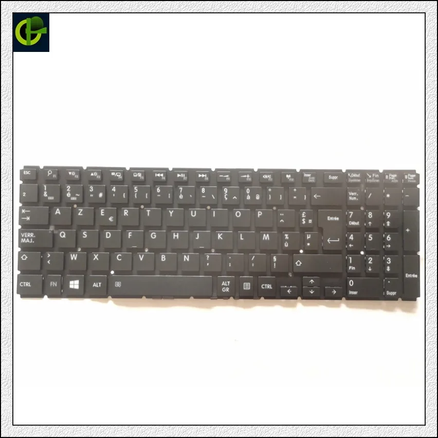 Французская клавиатура с раскладкой AZERTY для Toshiba Satellite S50 B S50D S50t 12C 12R 13M 164 169