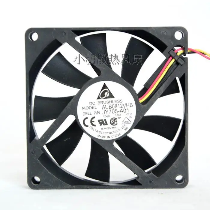 Совершенно новый оригинальный AUB0812VHB 12V 0.30A 3pin вентилятор