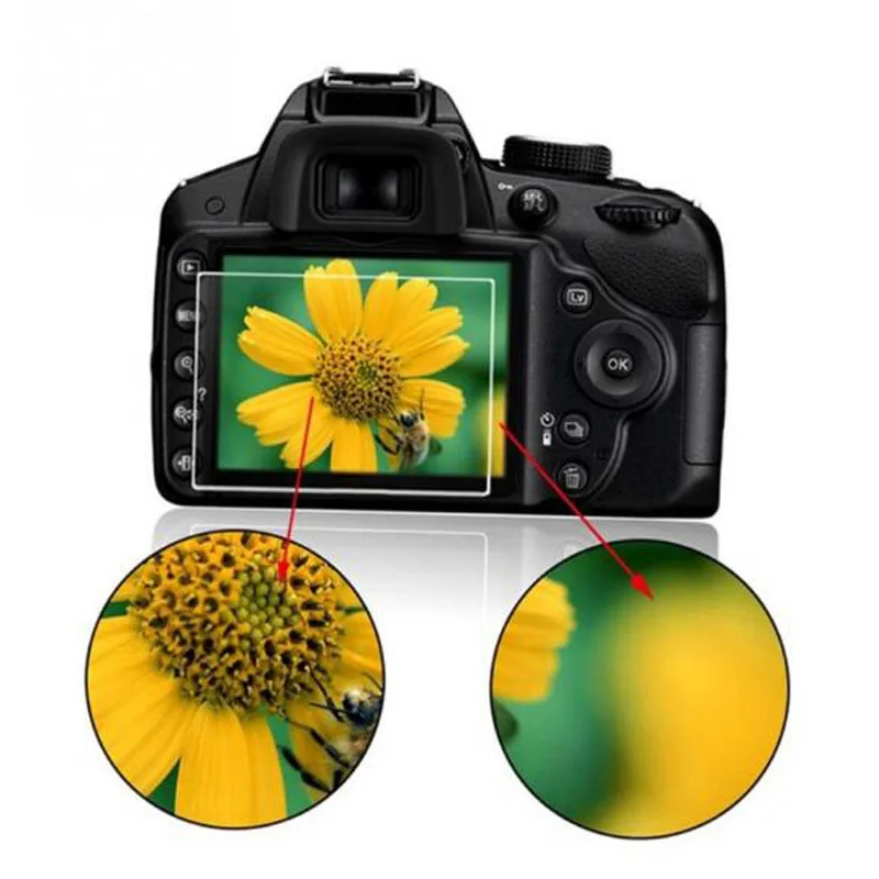 Закаленное стекло протектор для Nikon D3100 D3200 D3300 D3400 D3500 DSLR камеры ЖК-экран Защитная пленка Diaplay Защитная крышка