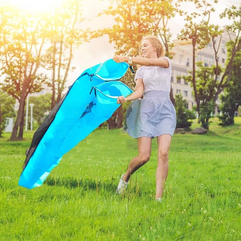 Складной надувной лежак плавающий диван водонепроницаемый для пляжа бассейна