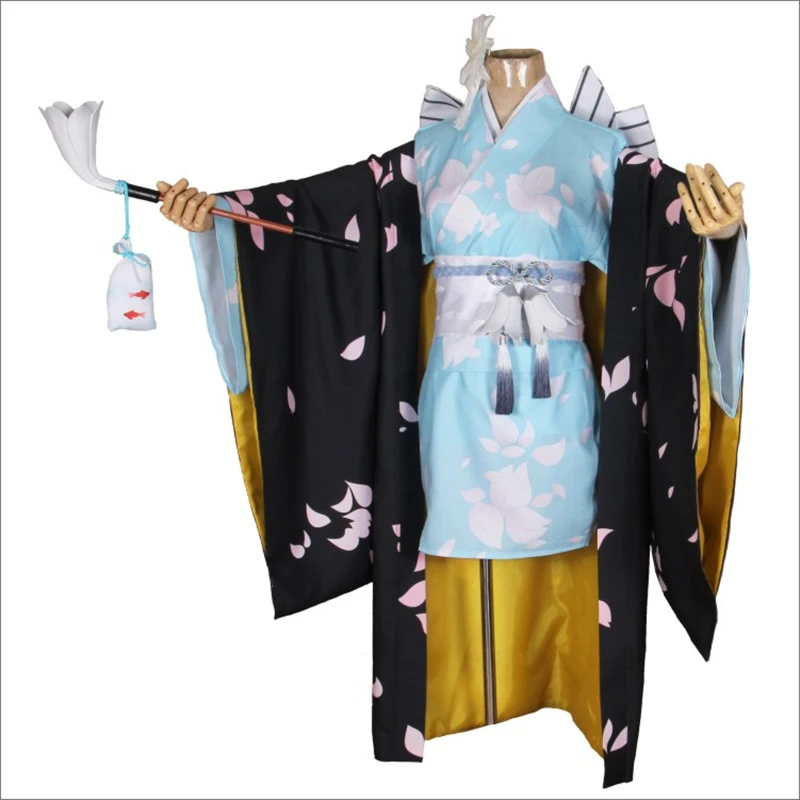 Onmyoji SR Yan Yanluo Новый Косплей Костюм японское кимоно костюмы на Хэллоуин униформа